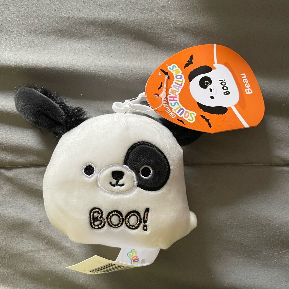 Beau the ghost dog squishmallow clip